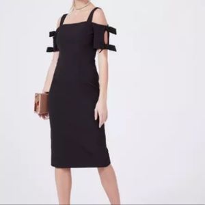 Maggy London Black Cold Shoulder Dress